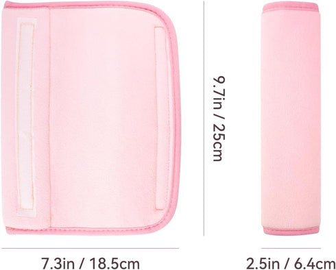 yuntop 2 PCS Car Seat Belt Pads Cover Soft Seat belt Shoulder Pad Safety Belt Strap Shoulder Pad Comfortable Driving Compatible with Most Cars Hel...